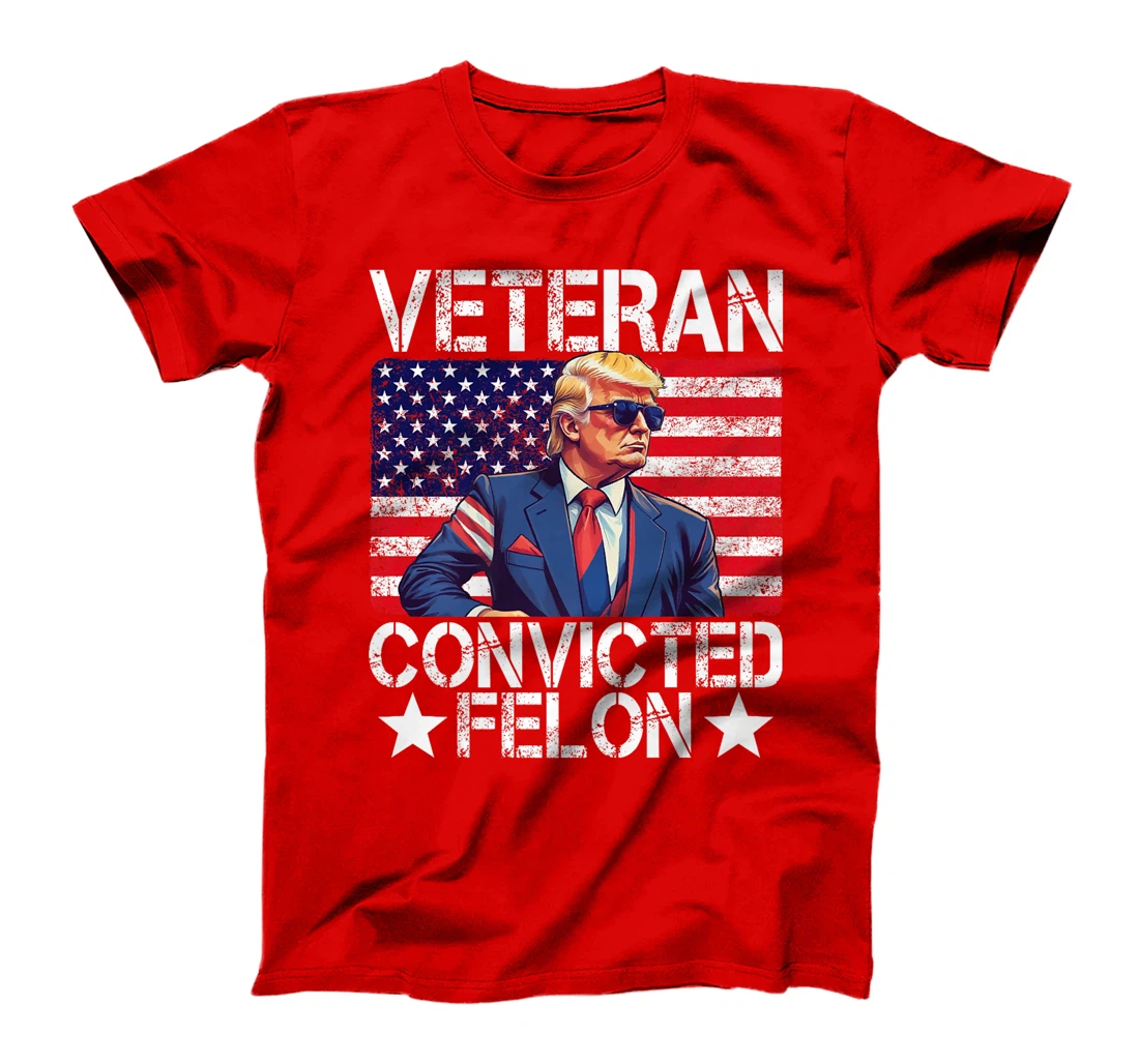 Trump Republican GOP Shirt - I am Voting For Convicted Felon Premium T-Shirt