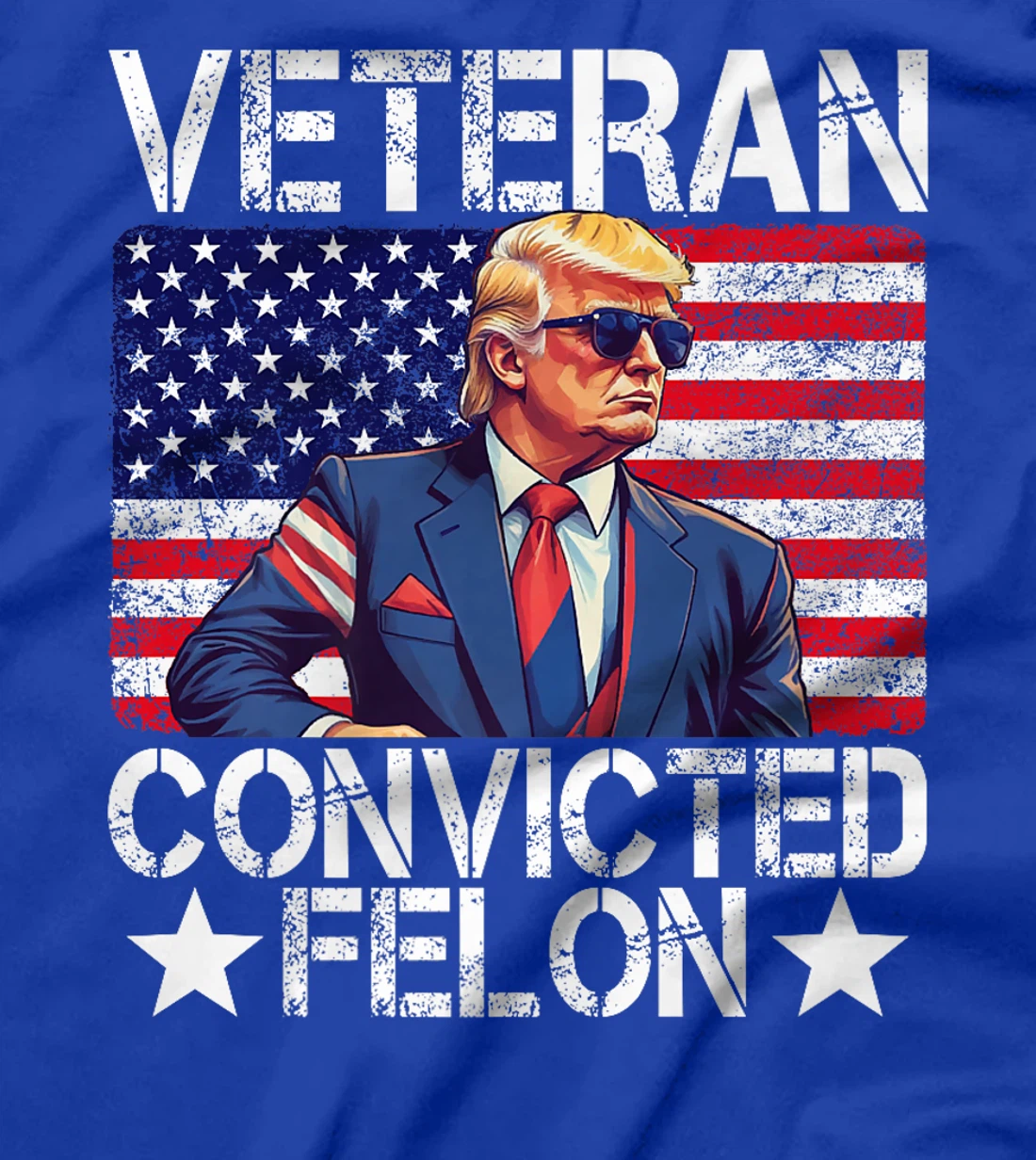 Trump Republican GOP Shirt - I am Voting For Convicted Felon Premium T-Shirt
