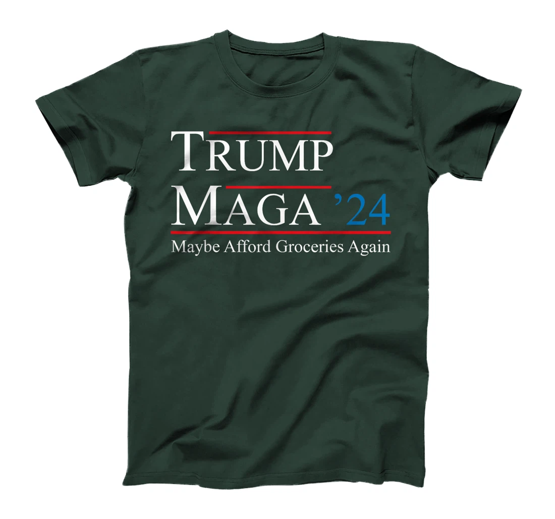 MAGA 2024 Maybe Afford Groceries Again Retro Trump 2024 T-Shirt