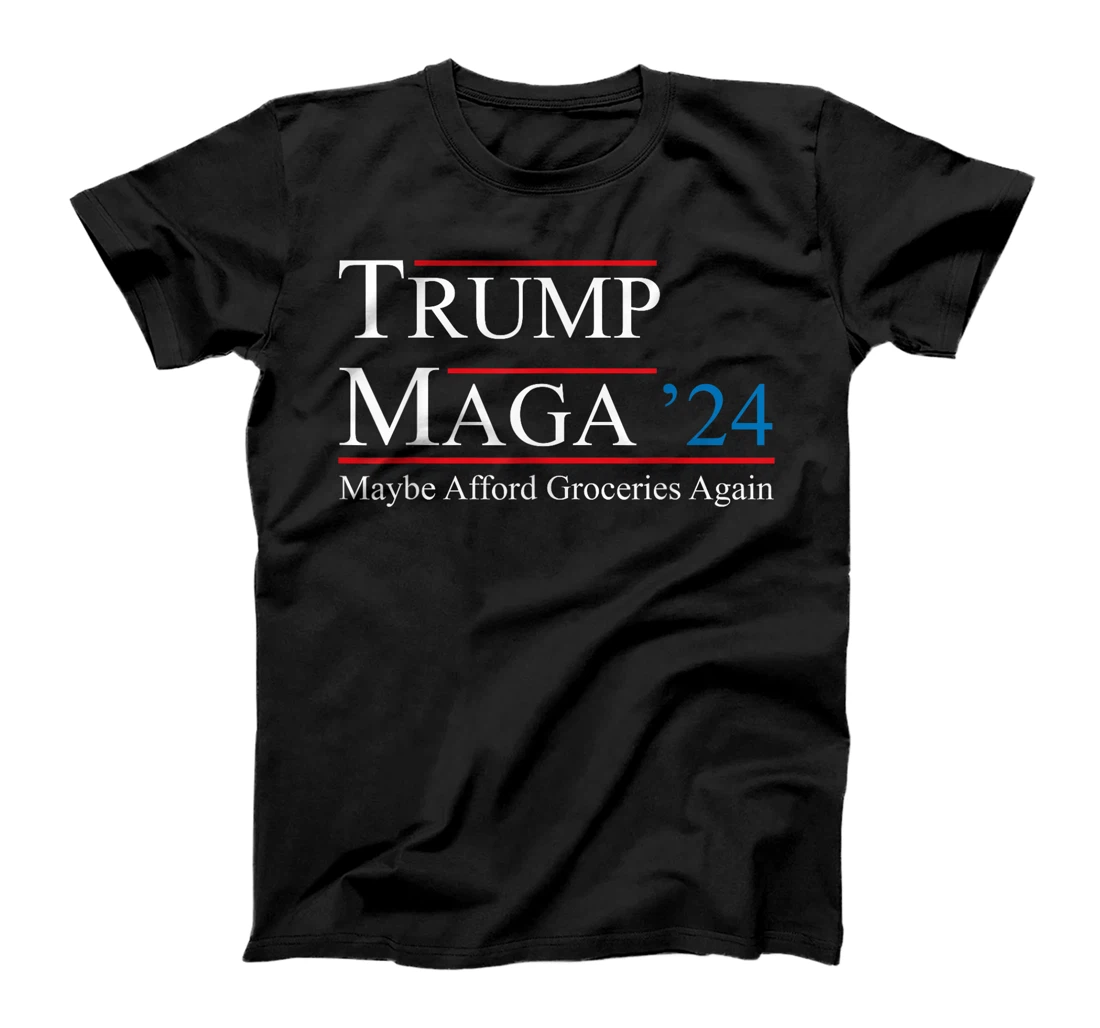 MAGA 2024 Maybe Afford Groceries Again Retro Trump 2024 T-Shirt