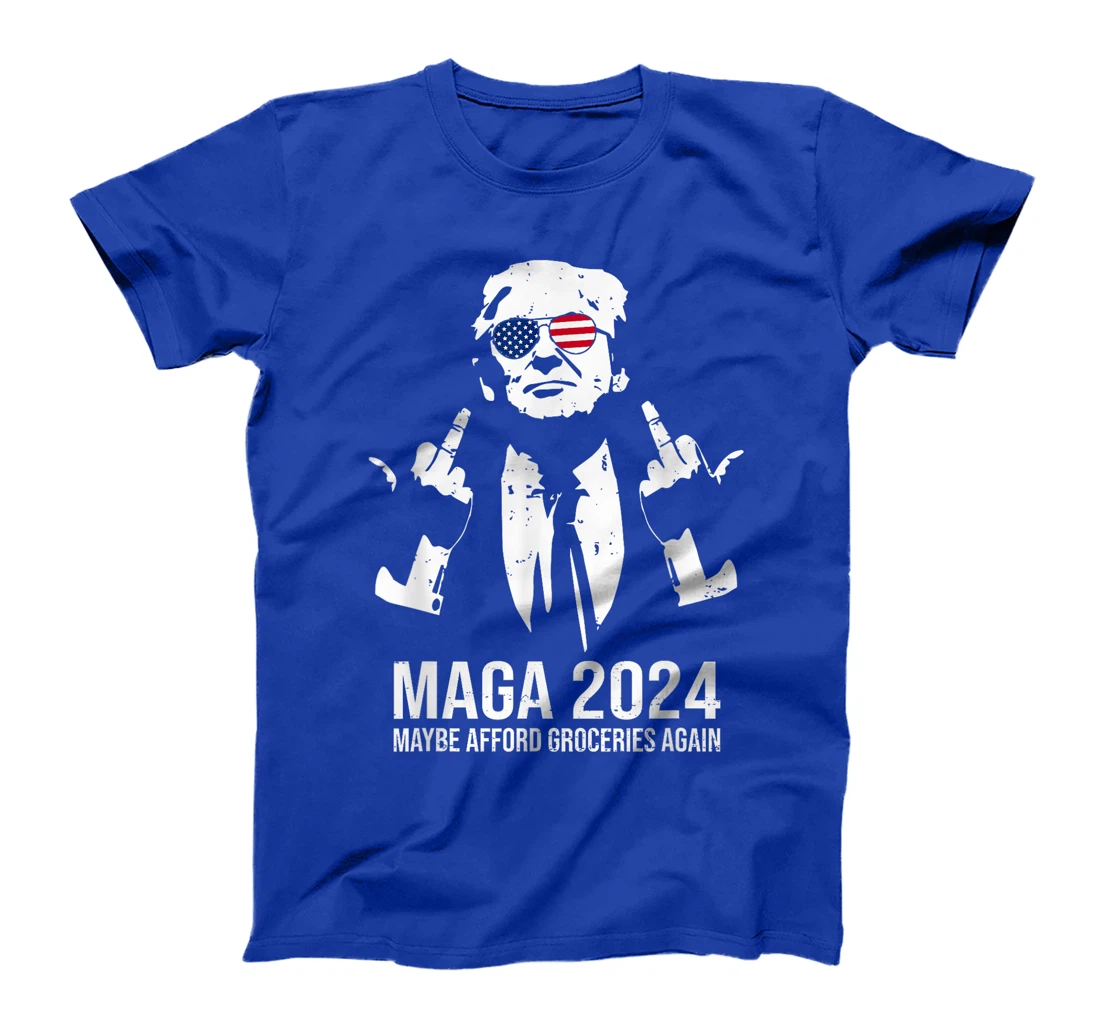 MAGA 2024 Maybe Afford Groceries Again Retro Trump 2024 T-Shirt