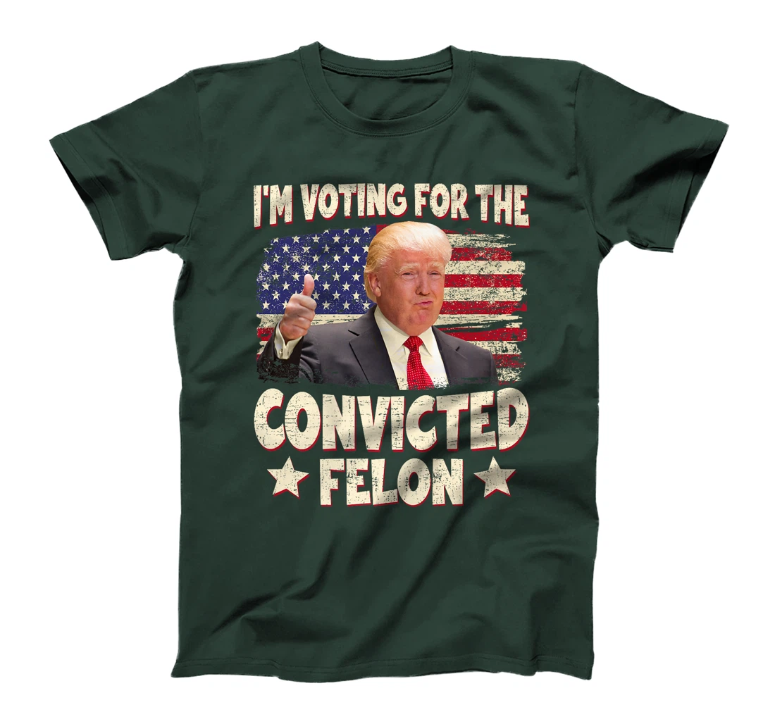 Trump 2024 Convicted Felon, I'm Voting Convicted Felon 2024 Premium T-Shirt