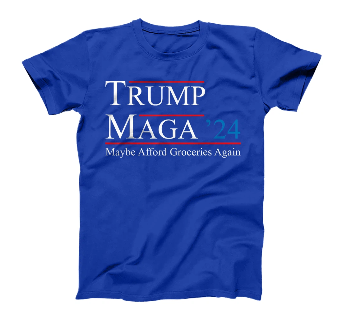 MAGA 2024 Maybe Afford Groceries Again Retro Trump 2024 T-Shirt