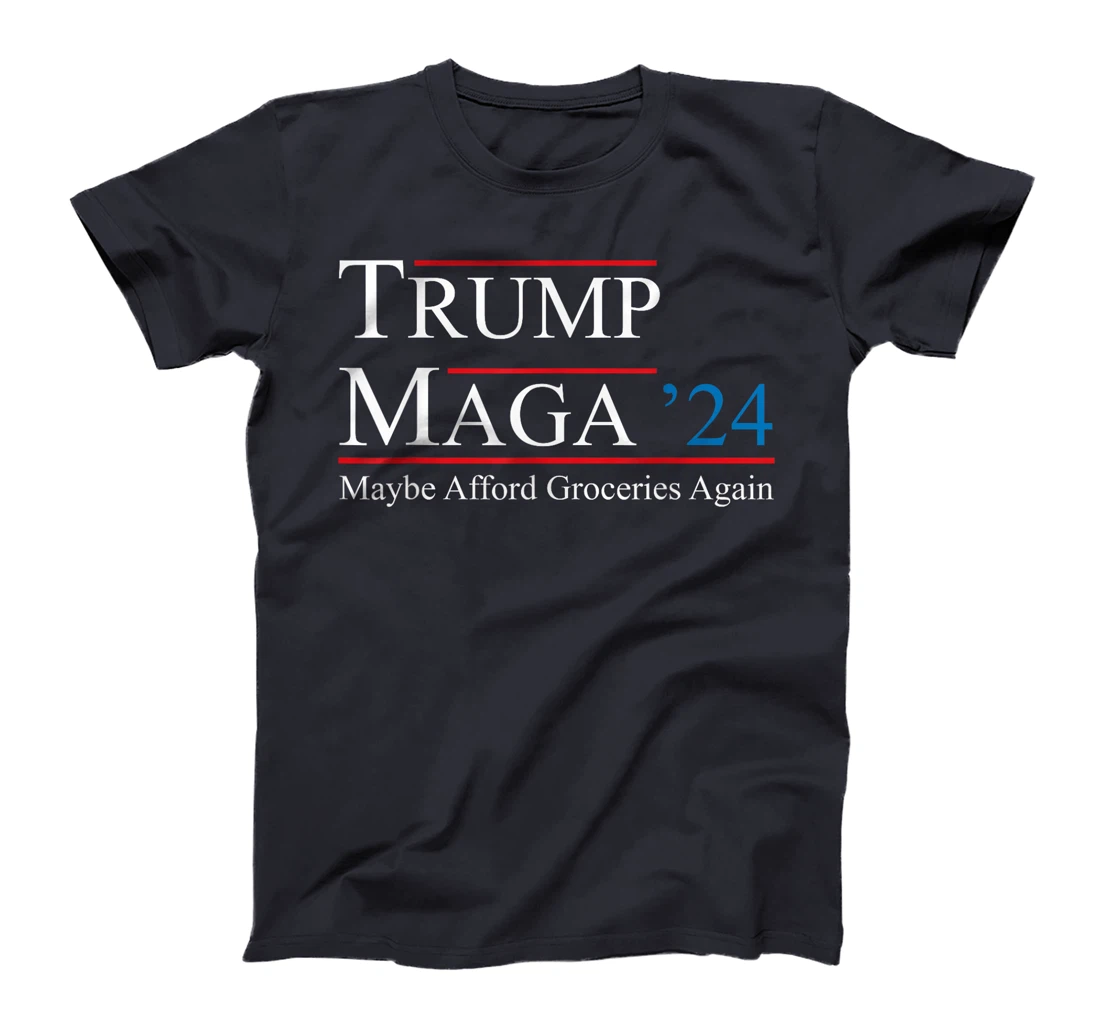 MAGA 2024 Maybe Afford Groceries Again Retro Trump 2024 T-Shirt