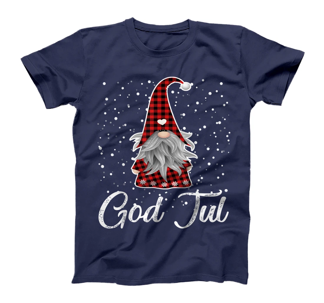Ki God Jul Swedish Merry Christmas Sweden Gnome Gifts T-Shirt