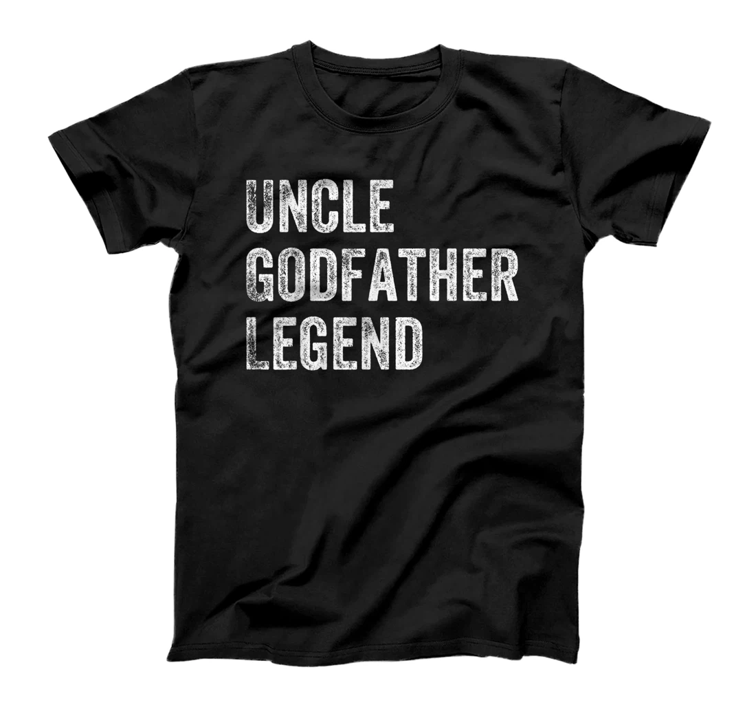 Mens Uncle Godfather Legend Gift For Uncles And Godfathers Uncle T-Shirt