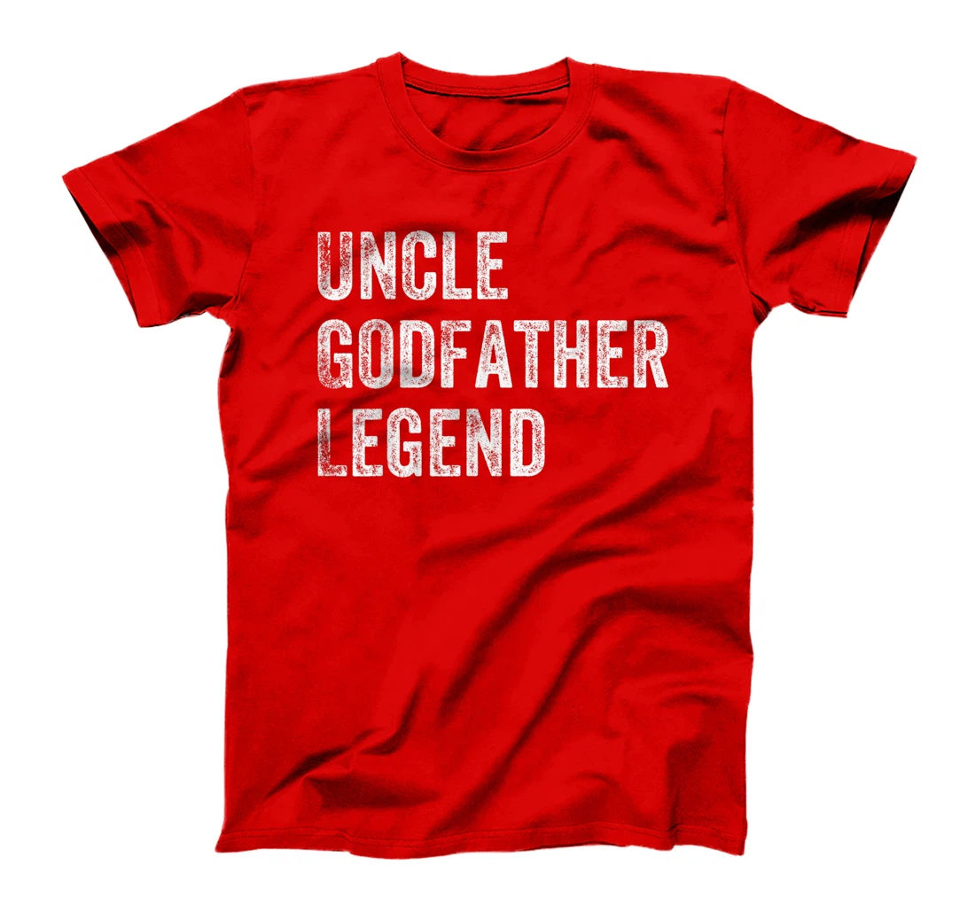 Mens Uncle Godfather Legend Gift For Uncles And Godfathers Uncle T-Shirt