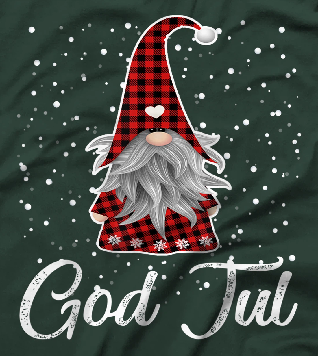 Ki God Jul Swedish Merry Christmas Sweden Gnome Gifts T-Shirt