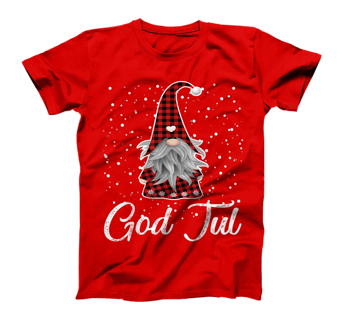 Ki God Jul Swedish Merry Christmas Sweden Gnome Gifts T-Shirt