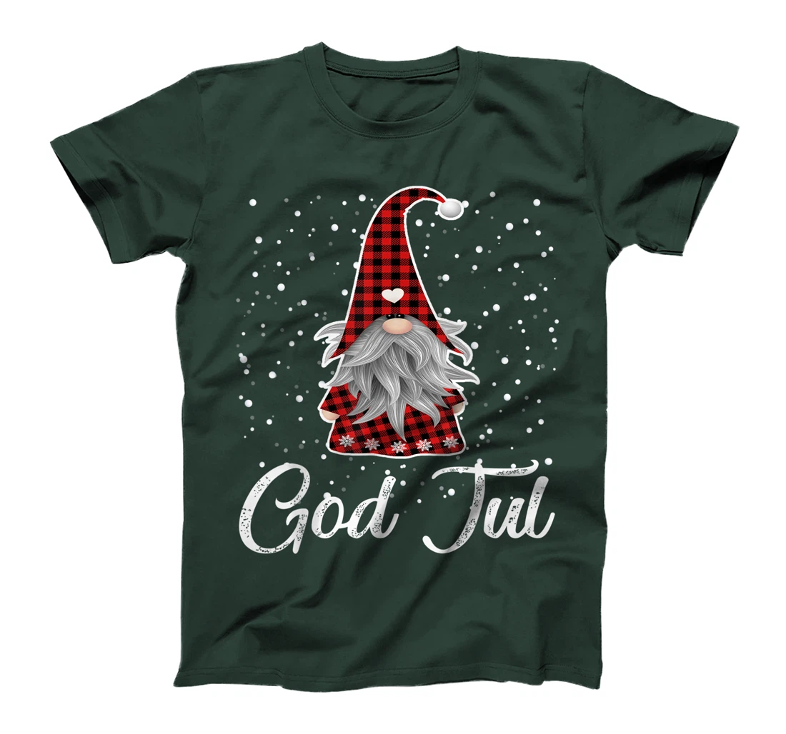Ki God Jul Swedish Merry Christmas Sweden Gnome Gifts T-Shirt