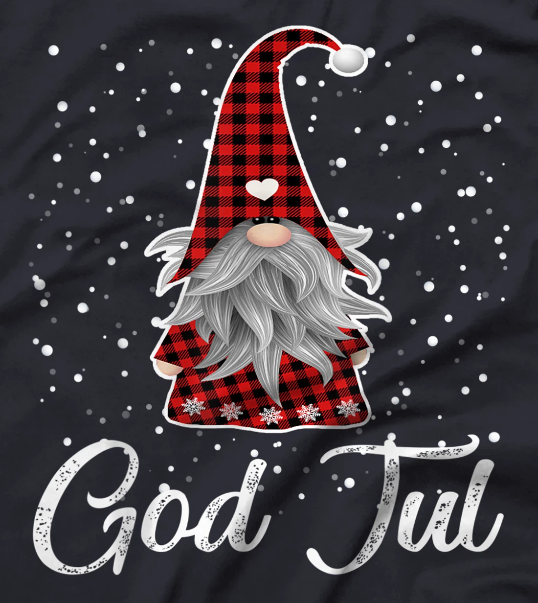 Ki God Jul Swedish Merry Christmas Sweden Gnome Gifts T-Shirt