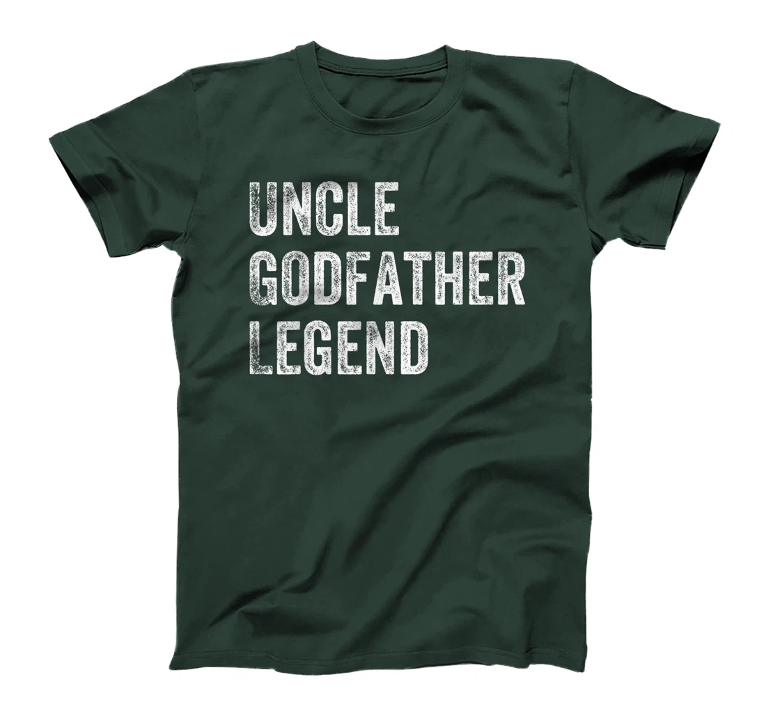Mens Uncle Godfather Legend Gift For Uncles And Godfathers Uncle T-Shirt