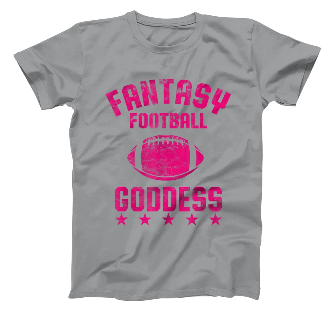 Fantasy Football Goddess Womens Cute Draft Party Gift T-Shirt