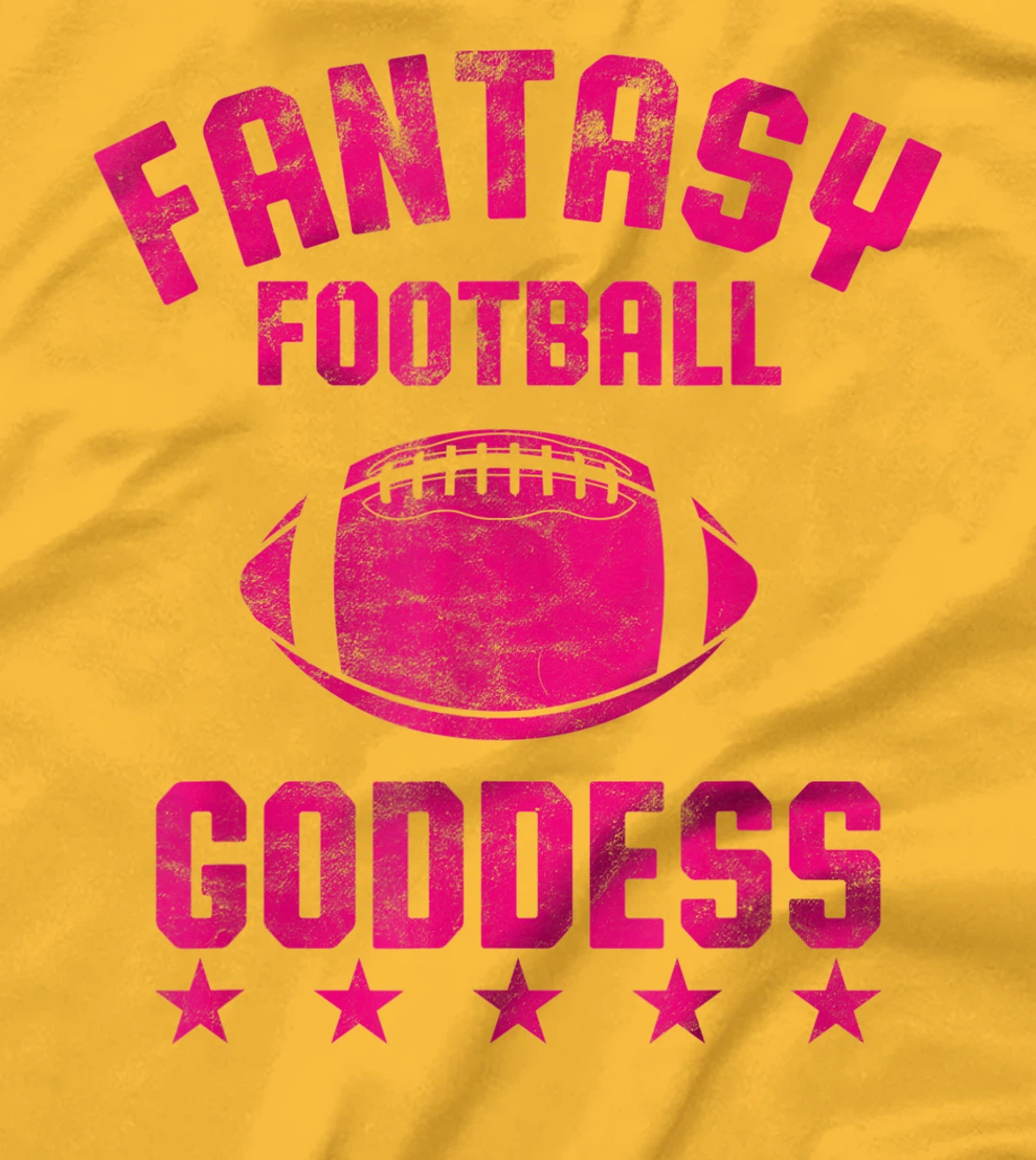 Fantasy Football Goddess Womens Cute Draft Party Gift T-Shirt