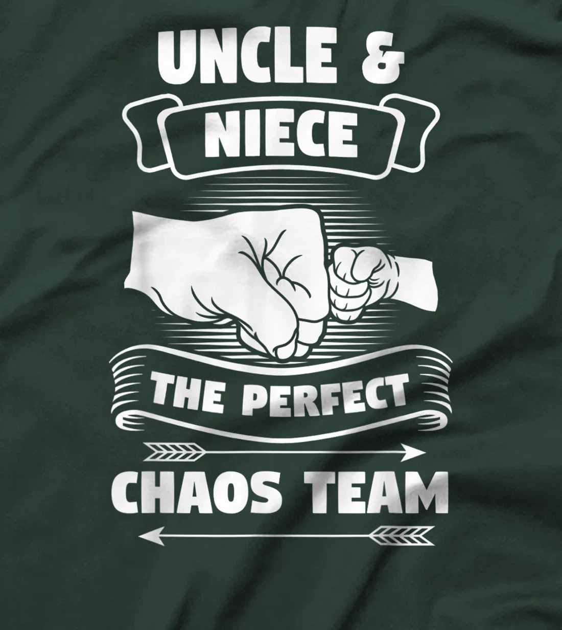 Uncle Niece A Perfect Chaos Team Godfather Gift T-Shirt