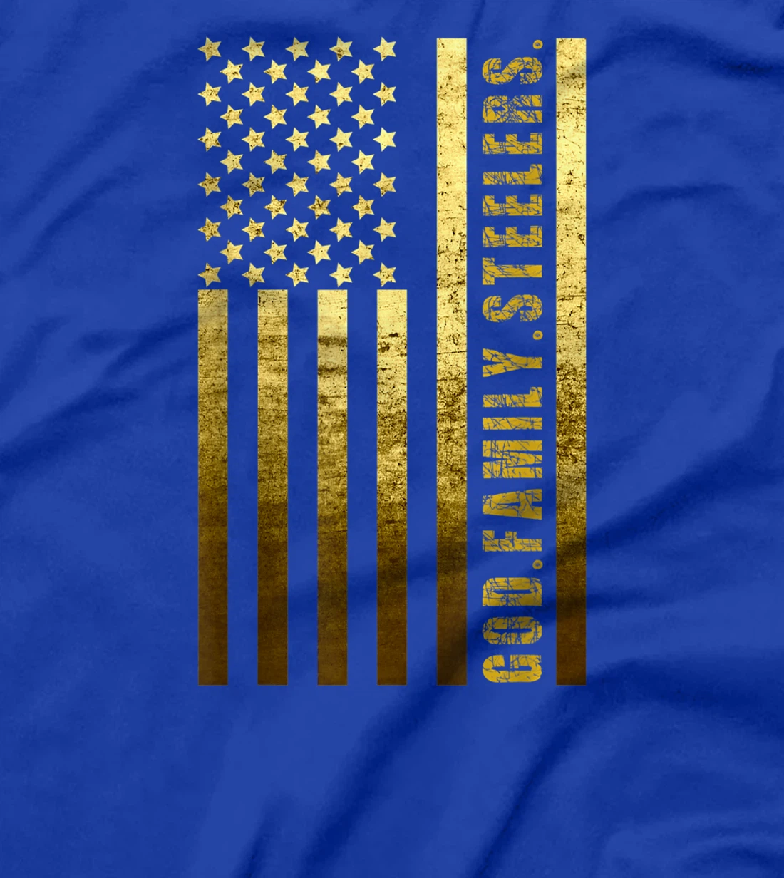 God Family Steelers Pro Us Flag Shirt Father's Day Dad Gift T-Shirt