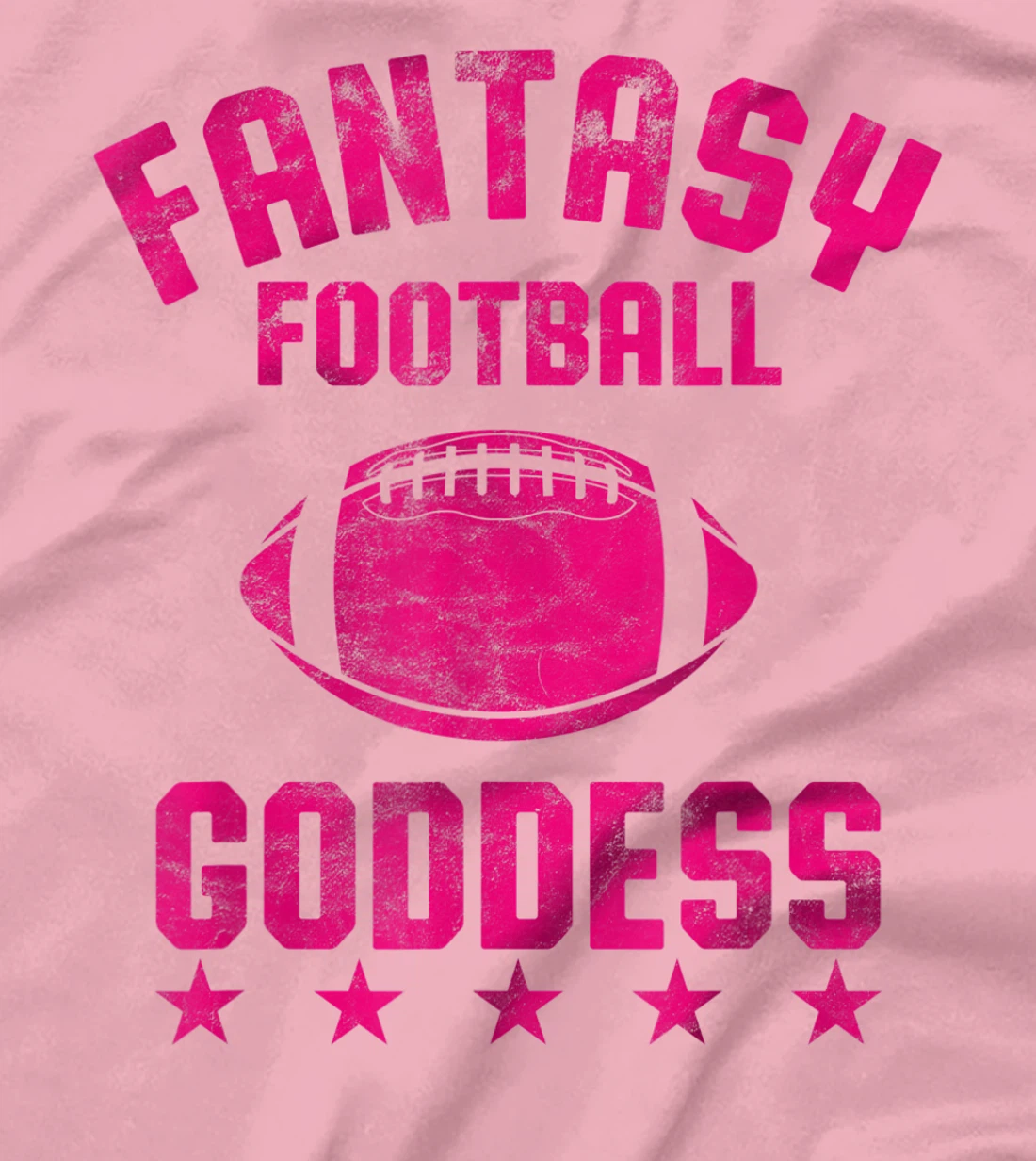 Fantasy Football Goddess Womens Cute Draft Party Gift T-Shirt