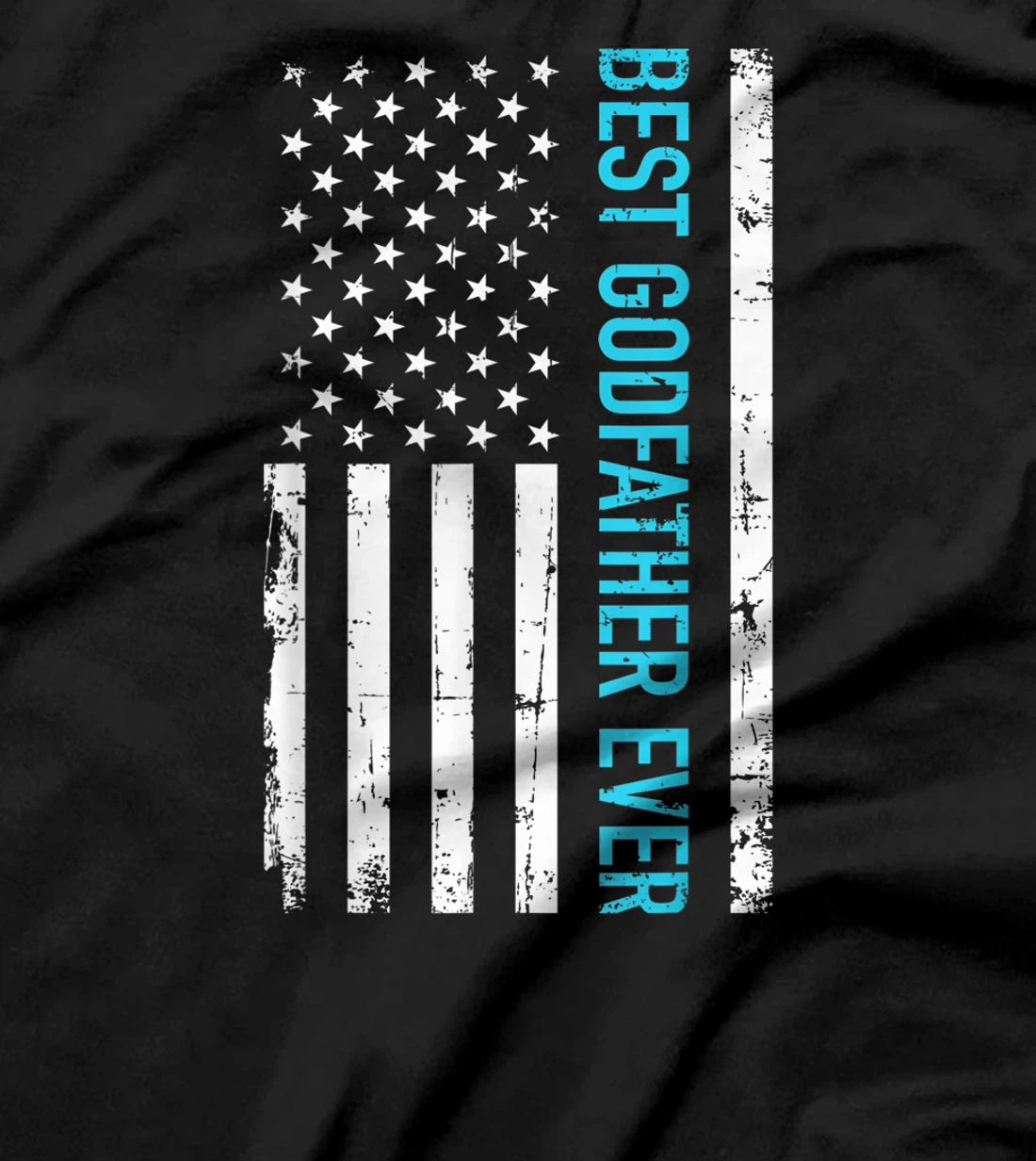 Best godfather ever US flag T-Shirt