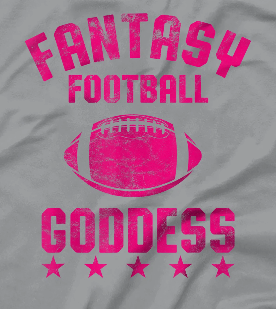 Fantasy Football Goddess Womens Cute Draft Party Gift T-Shirt