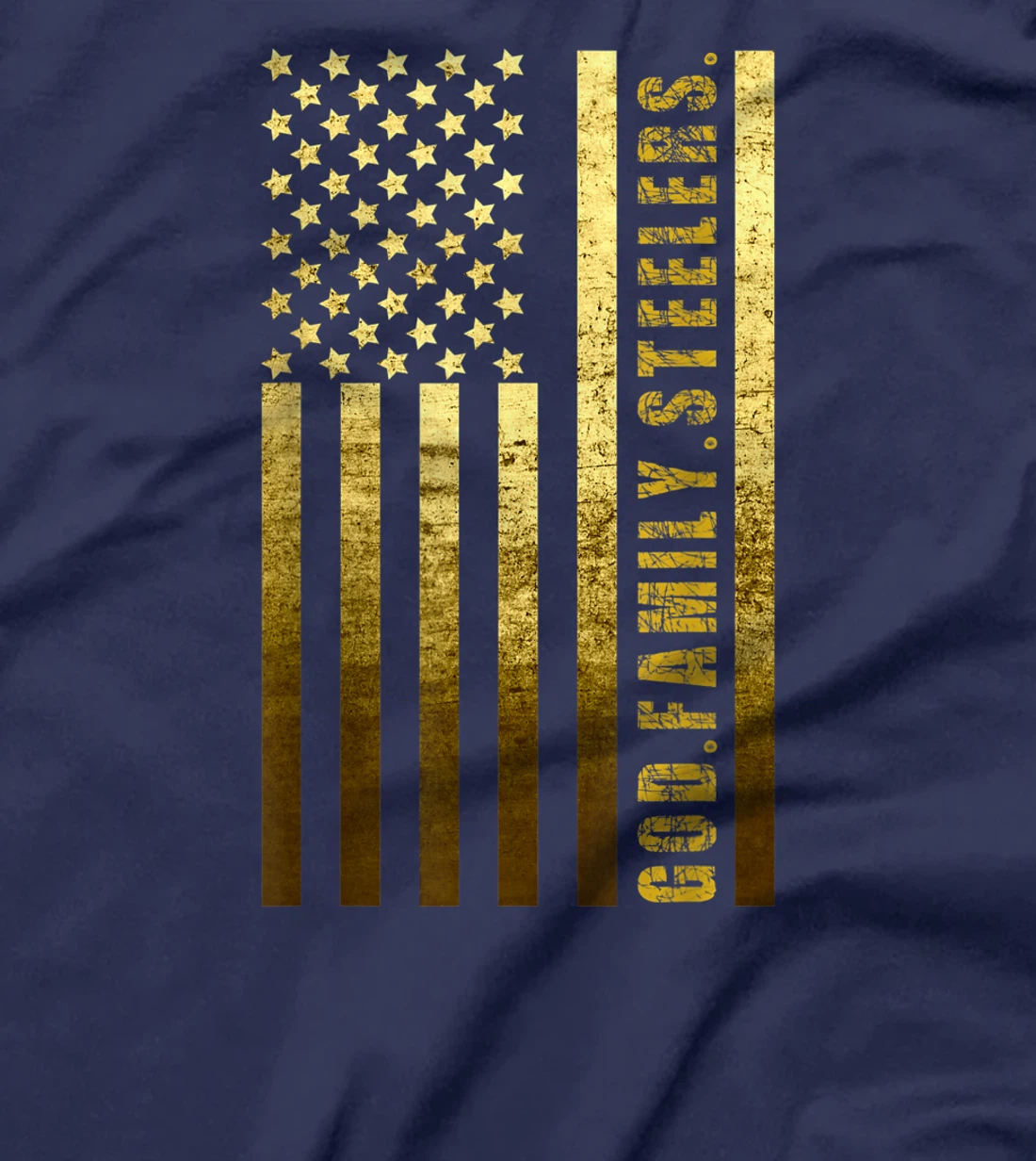 God Family Steelers Pro Us Flag Shirt Father's Day Dad Gift T-Shirt