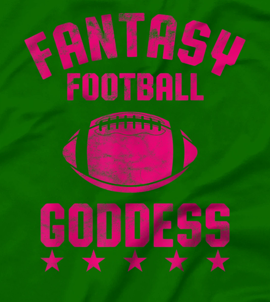 Fantasy Football Goddess Womens Cute Draft Party Gift T-Shirt