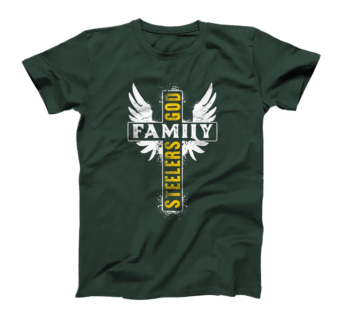 God Family Steelers Father's Day Gift Shirts T-Shirt