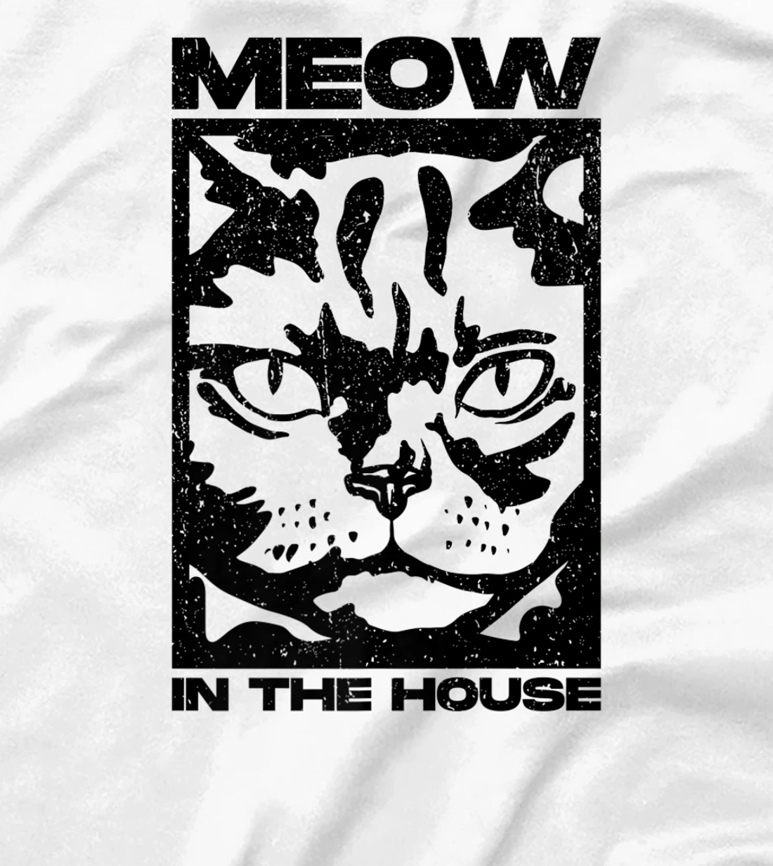 Womens Meow In The House. Miaow, Miau or Meaw Wear T-Shirt, Women T-Shirt