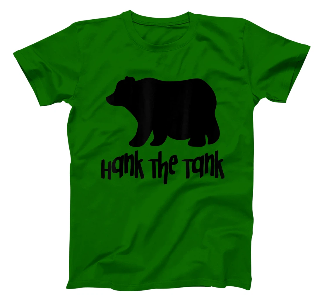 Womens Hank The Tank Fat Funny Bear T-Shirt, Women T-Shirt