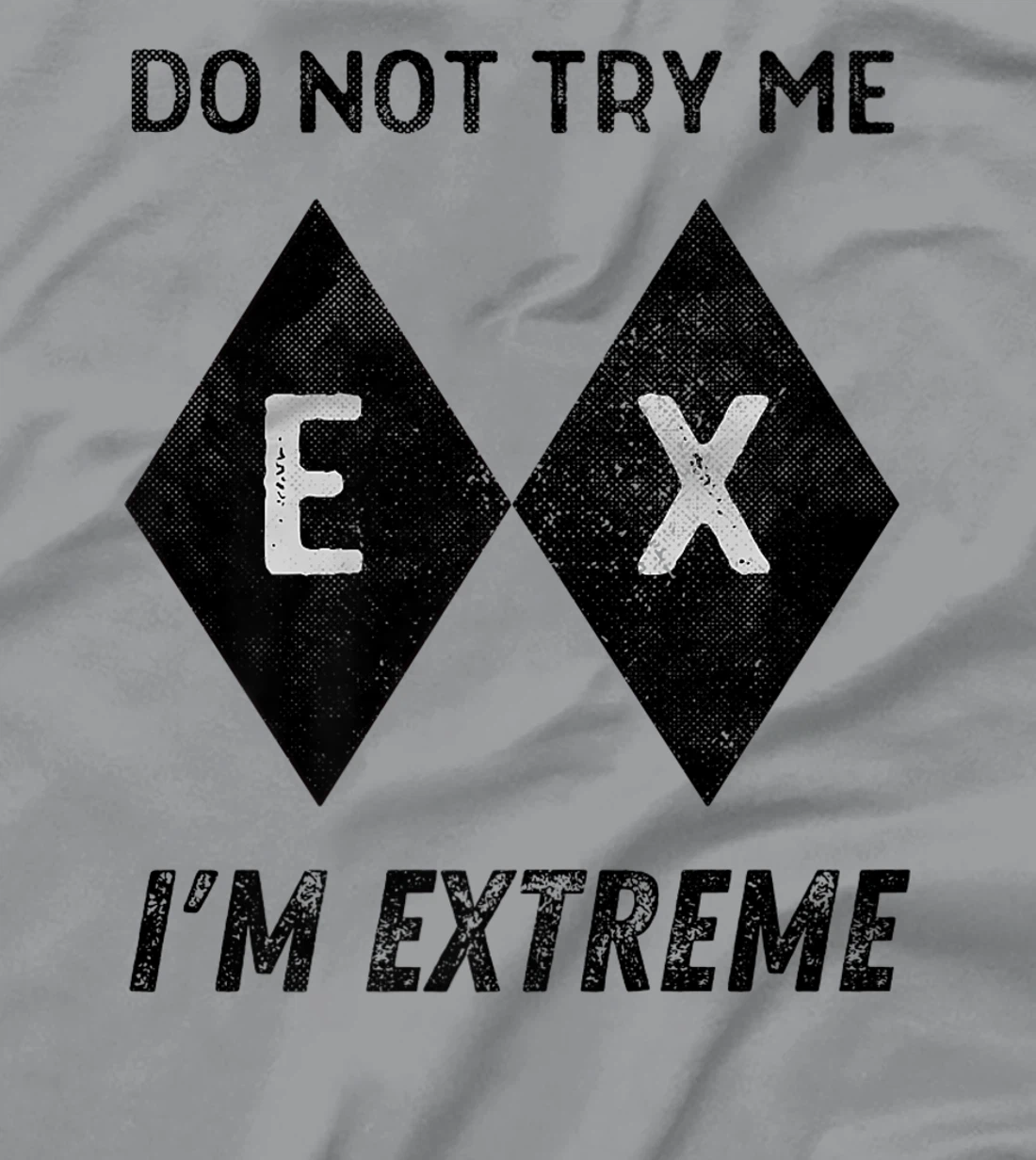 Womens Skiing Ski Slope Black Extreme Im Difficult Snowboard Grunge T-Shirt, Women T-Shirt