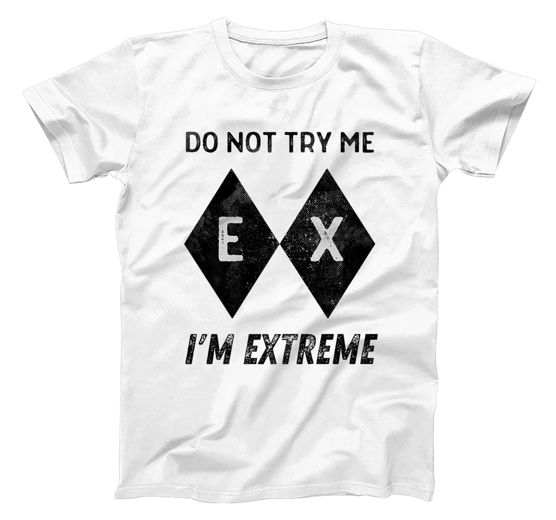 Womens Skiing Ski Slope Black Extreme Im Difficult Snowboard Grunge T-Shirt, Women T-Shirt