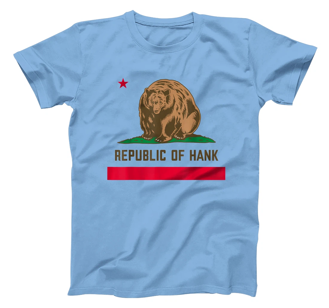 Womens Hank The Tank Bear Republic Of Hank T-Shirt, Kid T-Shirt and Women T-Shirt