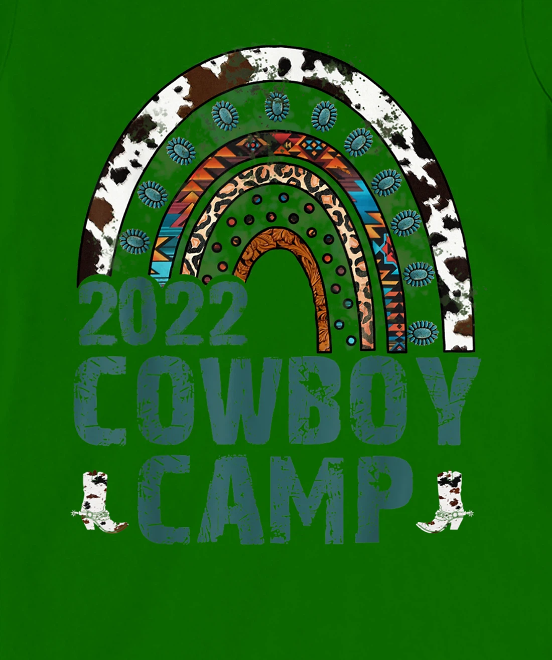 Cowboy Camp Retro Horse Riding Womens Western Boho Cowboy T-Shirt, Women T-Shirt