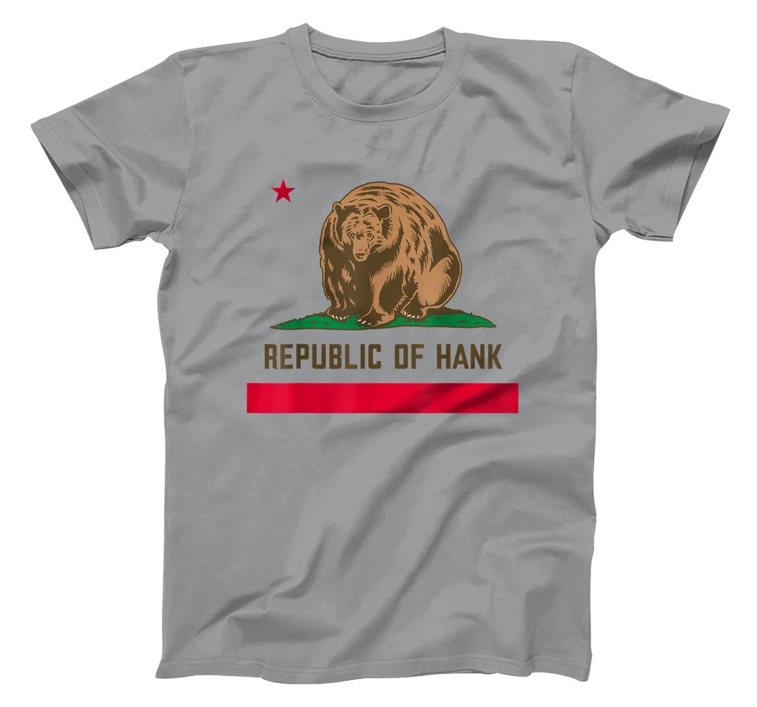 Womens Hank The Tank Bear Republic Of Hank T-Shirt, Kid T-Shirt and Women T-Shirt