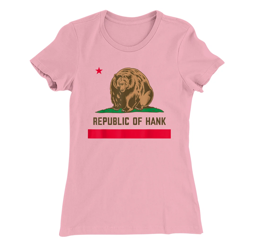 Womens Hank The Tank Bear Republic Of Hank T-Shirt, Kid T-Shirt and Women T-Shirt