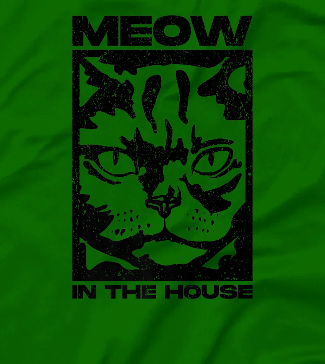 Womens Meow In The House. Miaow, Miau or Meaw Wear T-Shirt, Women T-Shirt