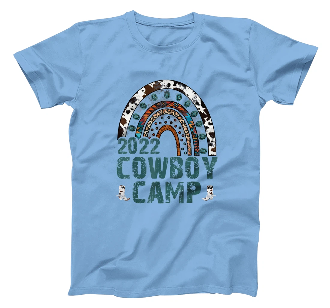 Cowboy Camp Retro Horse Riding Womens Western Boho Cowboy T-Shirt, Women T-Shirt