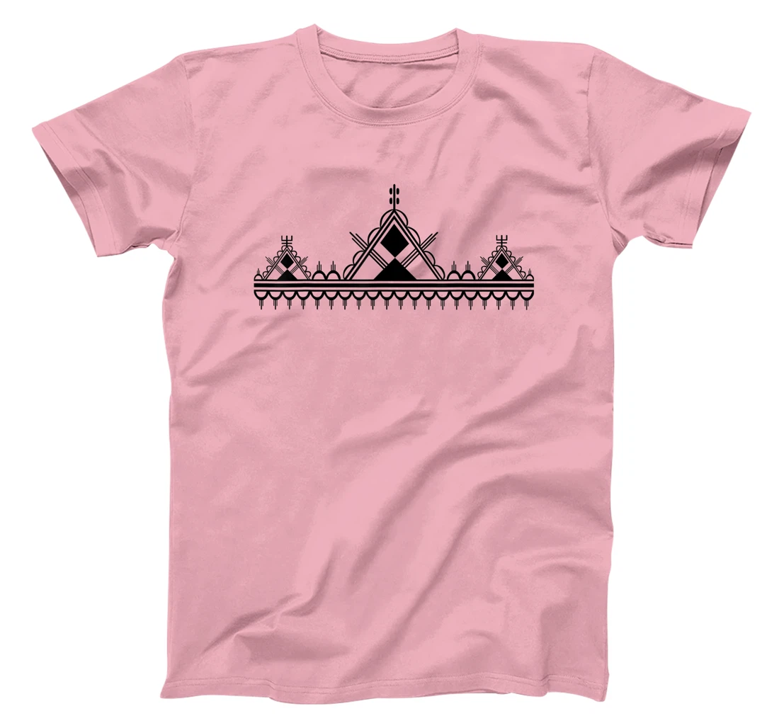Womens Amazigh Motifs Berbers Moroccan Algerian Tunisian Kabyle T-Shirt, Kid T-Shirt and Women T-Shirt