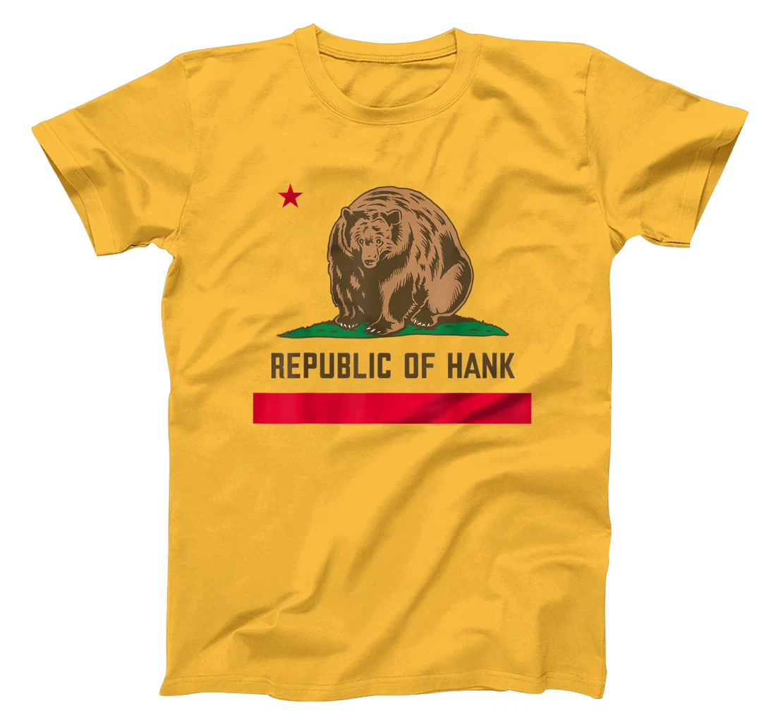 Womens Hank The Tank Bear Republic Of Hank T-Shirt, Kid T-Shirt and Women T-Shirt