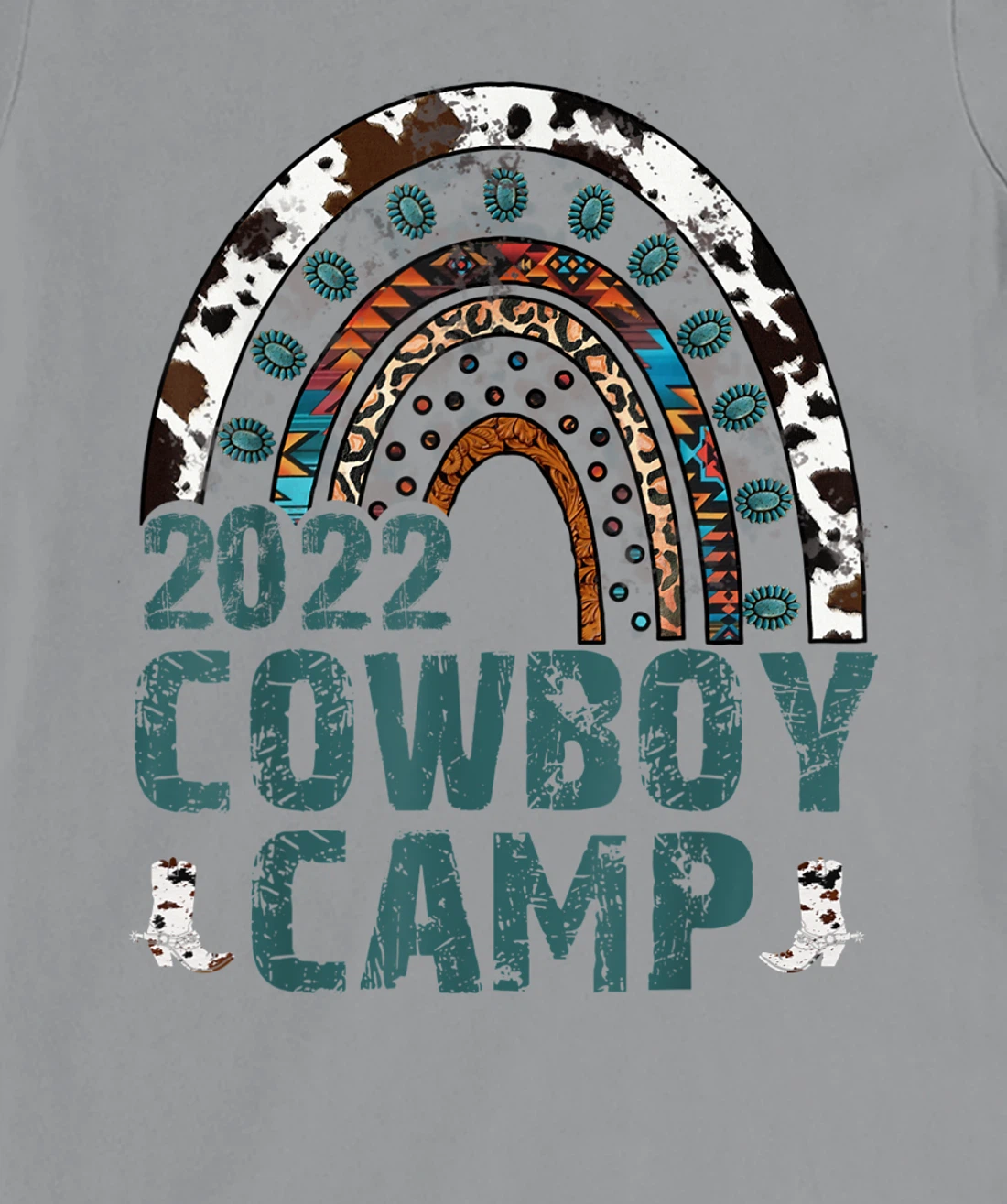 Cowboy Camp Retro Horse Riding Womens Western Boho Cowboy T-Shirt, Women T-Shirt