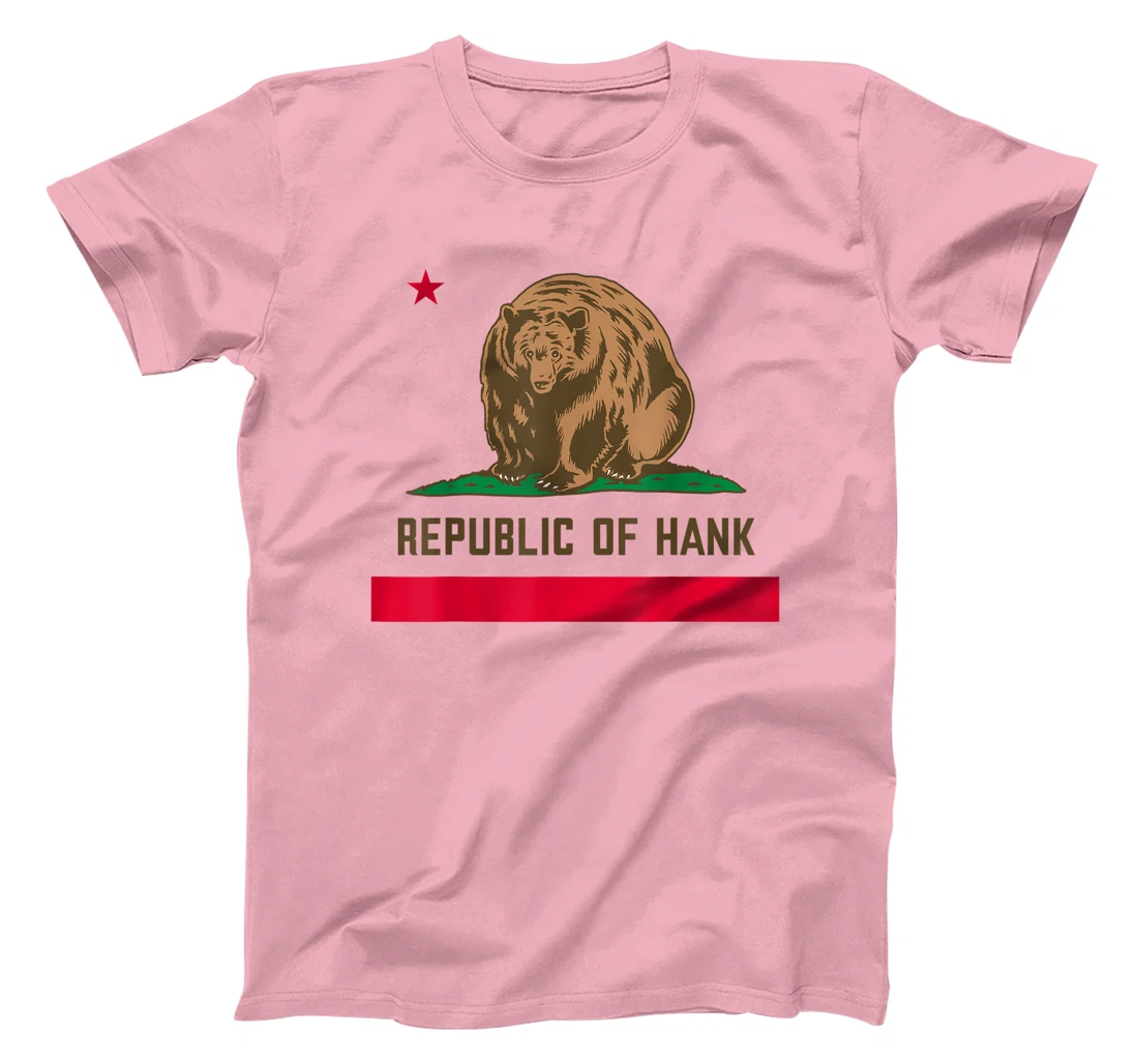 Womens Hank The Tank Bear Republic Of Hank T-Shirt, Kid T-Shirt and Women T-Shirt
