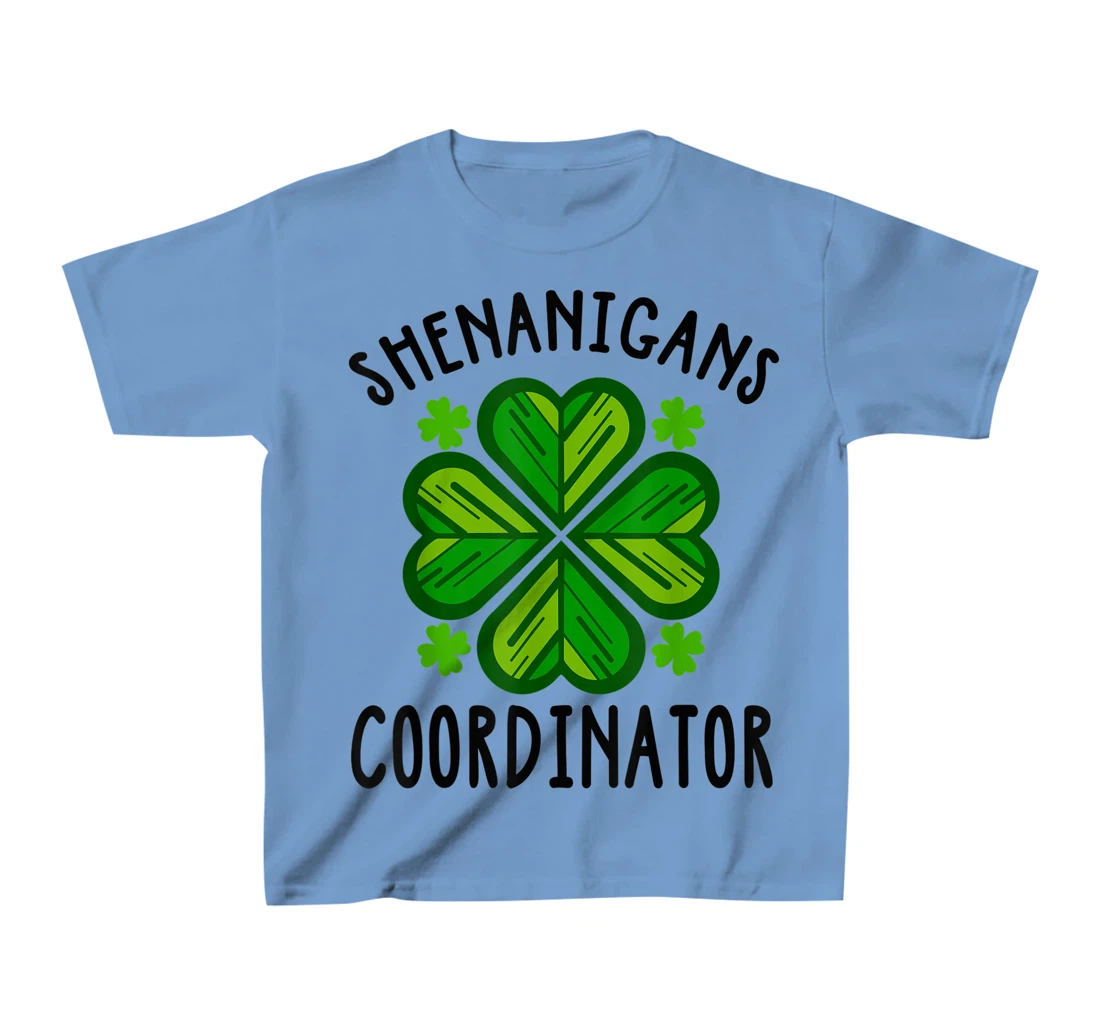 Womens St Pattys Teacher St Patricks Day Shenanigans Coordinator T-Shirt, Kid T-Shirt and Women T-Shirt