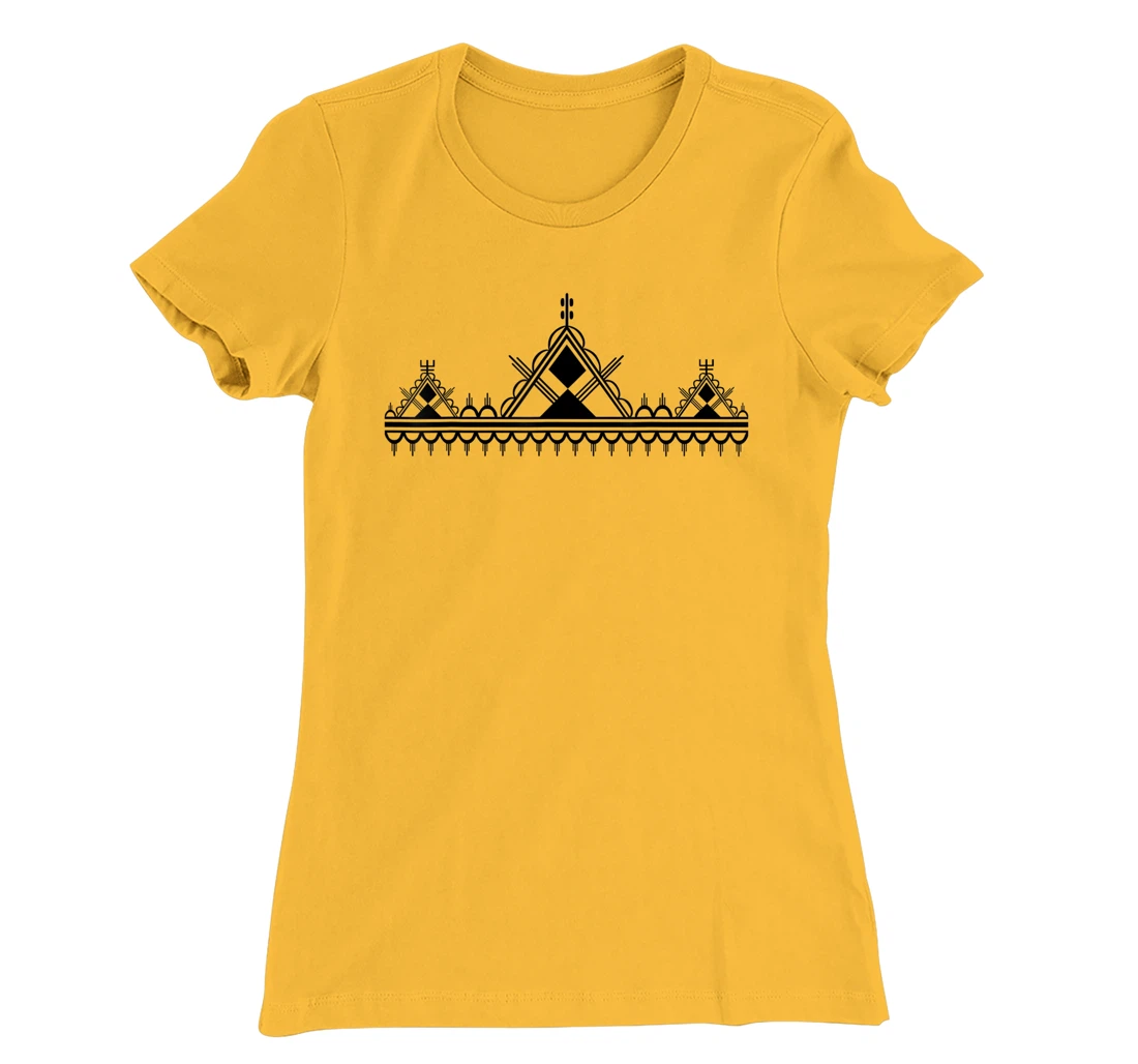Womens Amazigh Motifs Berbers Moroccan Algerian Tunisian Kabyle T-Shirt, Kid T-Shirt and Women T-Shirt