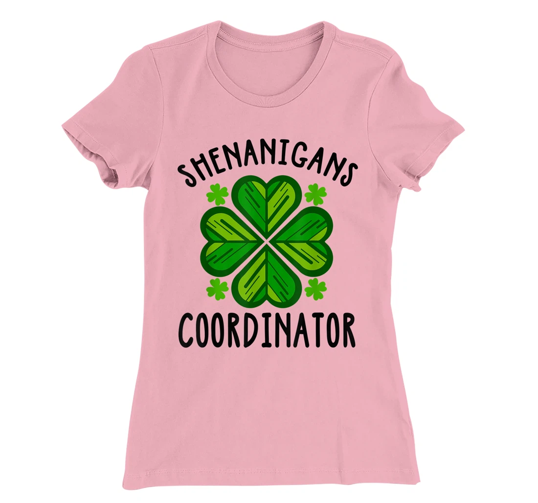 Womens St Pattys Teacher St Patricks Day Shenanigans Coordinator T-Shirt, Kid T-Shirt and Women T-Shirt
