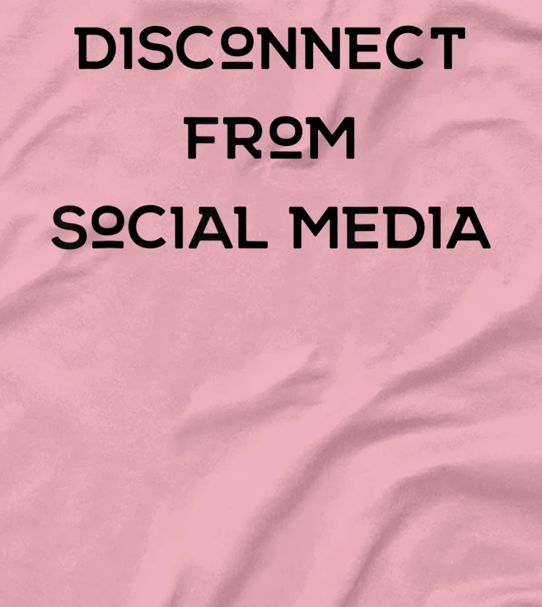 Womens Disconnect From Social Media T-Shirt, Women T-Shirt