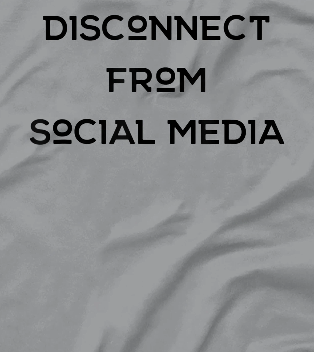 Womens Disconnect From Social Media T-Shirt, Women T-Shirt