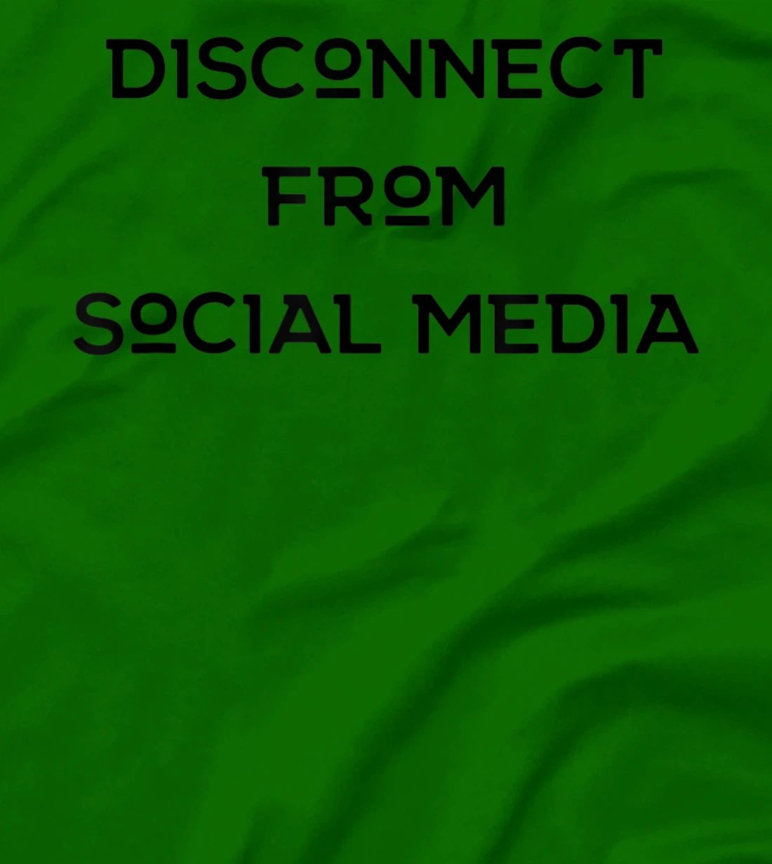 Womens Disconnect From Social Media T-Shirt, Women T-Shirt
