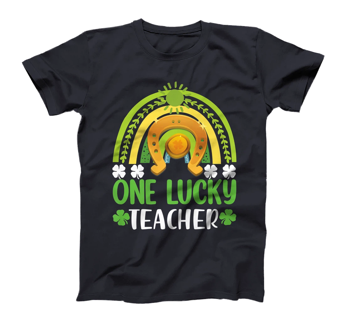 One Lucky Teacher St Patricks Day Shamrock Men Women Gifts T-Shirt, Kid T-Shirt and Women T-Shirt