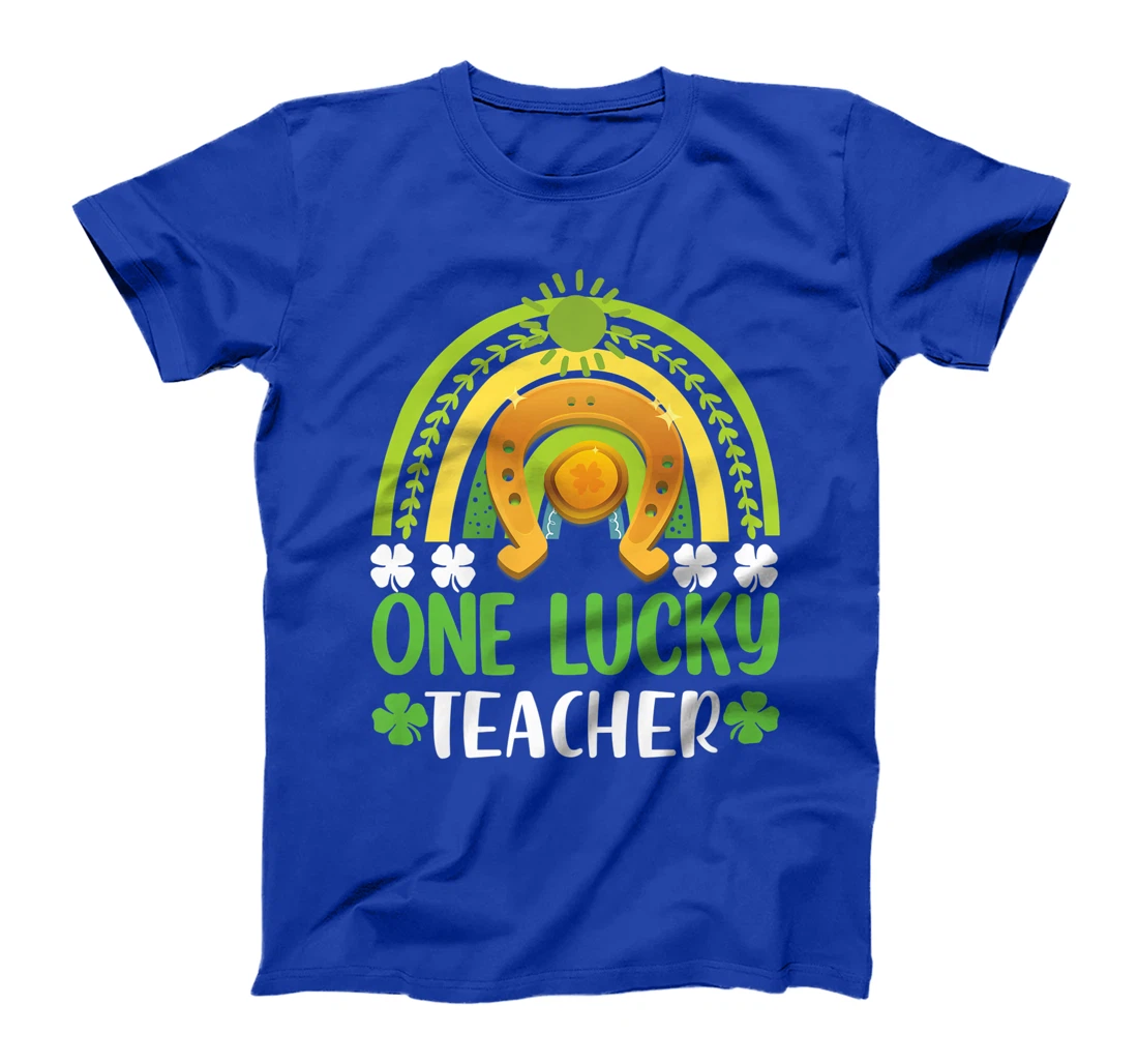 One Lucky Teacher St Patricks Day Shamrock Men Women Gifts T-Shirt, Kid T-Shirt and Women T-Shirt