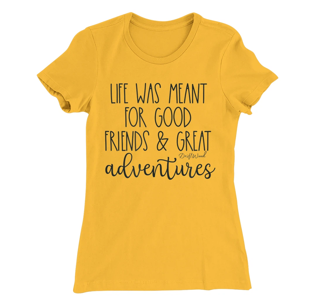 DriftWood Outdoors Life Style Camping Canoeing Hiking Biking T-Shirt, Women T-Shirt