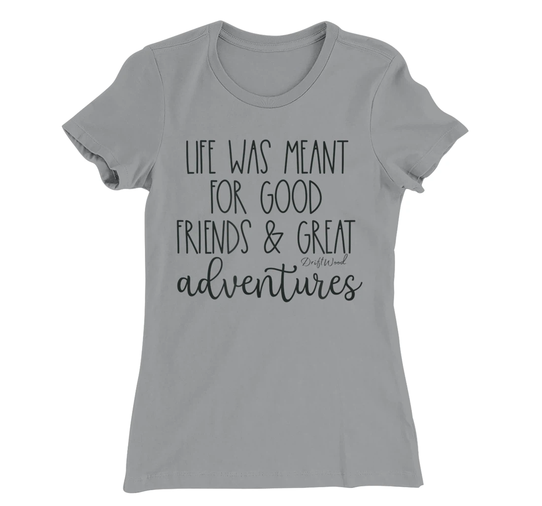 DriftWood Outdoors Life Style Camping Canoeing Hiking Biking T-Shirt, Women T-Shirt